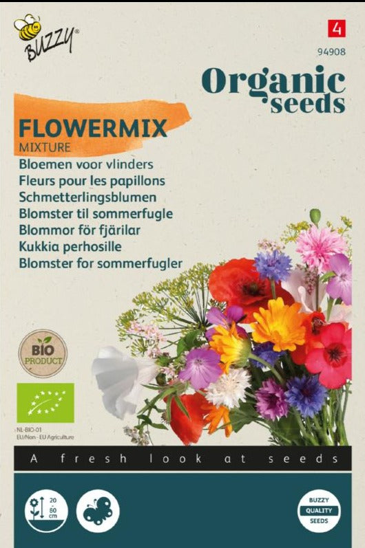 Vlinderbloemen zaadmengsel BIO
