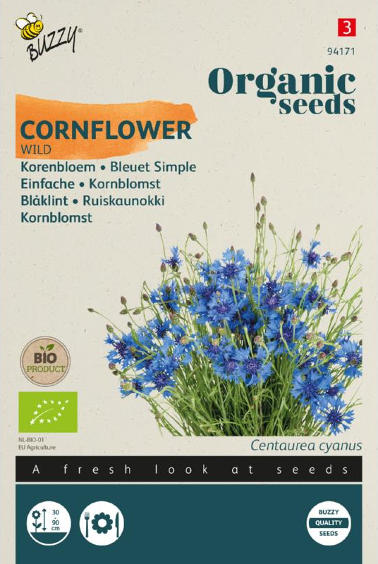 Wilde Korenbloem zaden BIO