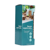 Biologische Potjes 6cm vierkant (10 stuks)