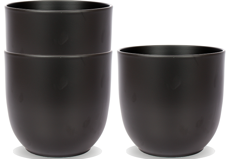 Pot voor staande plant (zwart)